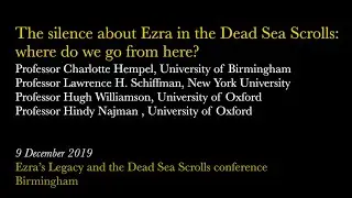 The silence about Ezra in the Dead Sea Scrolls: where do we go from here?