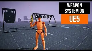 UE5 Weapon System Tutorial: Pickup, Drop, Shoot, Reload & Physics-Based Interactions