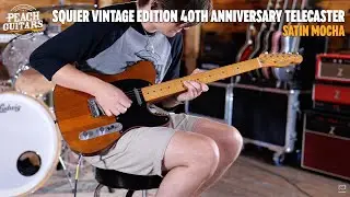 No Talking...Just Tones | Squier Vintage Edition 40th Anniversary Telecaster Satin Mocha