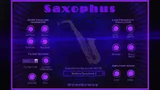 Saxophus Virtual Soprano, Alto, Tenor, Baritone Saxophones VST VST3 Audio Unit Plugins EXS24 KONTAKT