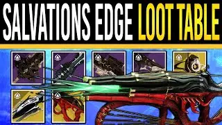 Destiny 2: SALVATION'S EDGE LOOT TABLE! Raid EXOTIC, All Weapon Rolls, Extra Drops (The Final Shape)