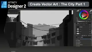 Affinity Designer V2 Tutorial. Create a City View. Part 1.