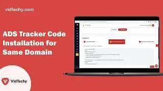 VidTechy ADS Tracker code installation for Same domain