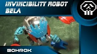Конструктор Бела INVINCIBILITY ROBOT BELA   Сине красный борок
