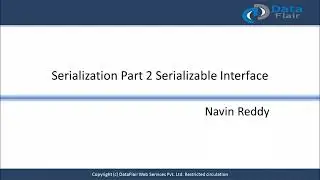 Java Serialization Part-2 Serializable Interface