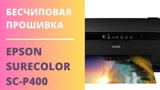 Бесчиповая прошивка Epson SC-P400 | Видеоинструкция