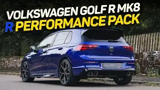 Volkswagen Golf R MK8 Hatchback in Lapiz Blue with R Performance Pack at Automotive Addiction UK