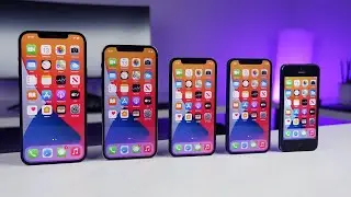 iPhone 12 Mini Size Comparison! + GIVEAWAY!