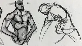 Timed Figure Drawing Session - 10 minute poses