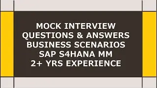 interview question & answers sap mm sap sd sap fico | integration sap mm sd fico