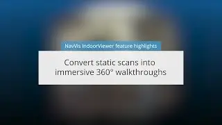 Convert static scans into immersive 360° walkthroughs