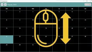 Calendar control from scratch (C# and XAML) - Part 4