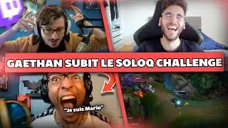 GAETHAN SUBIT LE SOLOQ CHALLENGE, IL DEVIENT FOU - Best Of LoL #767 Réactions