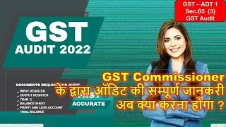 Gst Audit under Sec 65 (3) by GST Commissioner