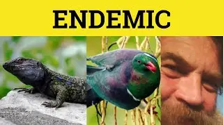 🔵 Endemic - Endemic Meaning - Endemic Examples - Formal English - Endemic