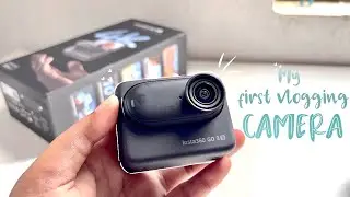 My first Vlogging Camera 📸 | Unboxing insta360 GO 3S🦋 | Study Marnie 🎀✨🤍