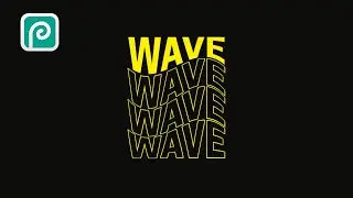 How to create wavy Text Effect in Photopea l Photopea tutorial l easy canva