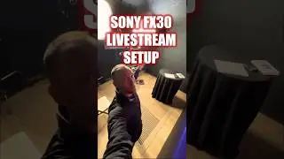 Sony FX30 Compact Live Stream Setup