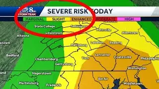 Central Pa. Weather: Storm Prediction Center increases threat for severe weather today