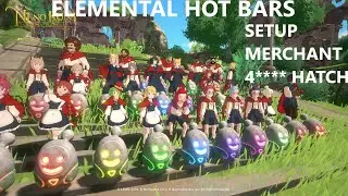 Ni No Kuni Cross Worlds Setting Up Your Elemental Hot Bars - The Wandering Merchant - 4 Star Hatch