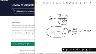 Use the Central Limit Theorem for Means to find the sample mean and the sample standard deviation