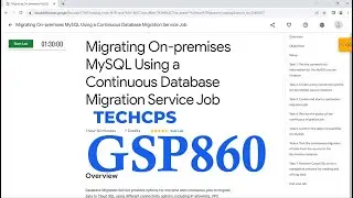 Migrating On premises MySQL Using a Continuous Database Migration Service Job || 