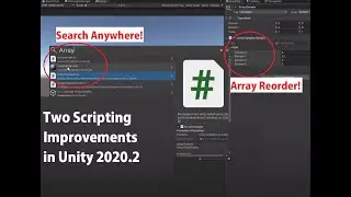 Array Reorder and Search Anywhere in Unity3d | Two Amazing Updates in Unity 2020.2