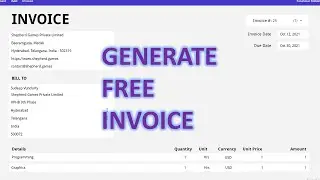 Build your own invoice using Google Apps Script. Free and simple.