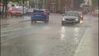 Extreme weather 2018 - Heavy rain and lightning strikes (UK) - ITV News - 27th July 2018