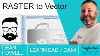 How to convert Image file (JPG PNG file) to CAD file in RADAN