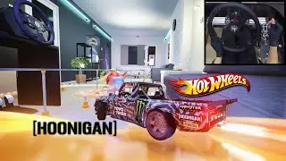 Hot Wheels Theme Ford F-150 Pickup Crazy Drift On PC with wheels（SIMAGIC Alpha Mini）Assetto Corsa