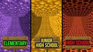 school in minecraft be like...