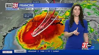 Grace Anello's updates for Hurricane Francine and the coming 31 Alert Day