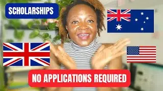 Automatic Scholarships for International Students (Currently Open) You can apply now