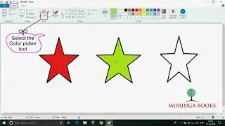 MS Paint - How to use Color Picker Tool in MS Paint in Windows 10