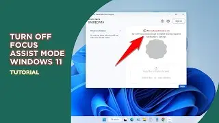 How to Turn off Focus Assist on Windows 11 2023 and Newer