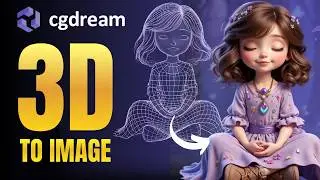 FREE AI Image Generator That Turns 3D Models into Stunning Images | CGDream Step-by-Step Tutorial