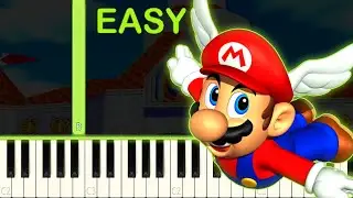 SUPER MARIO 64 - EASY Piano Tutorial