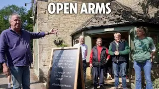 Jeremy Clarkson opens his new pub The Farmer’s Dog as crowds queue for over 4 HOURS to grab a pint