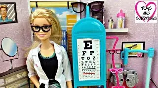 Barbie Eye Doctor 😍play set unpack review🤗