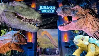 DINOSAURIOS DE JURASSIC WORLD EN LA VIDA REAL!! AVENTURA JURÁSICA SÚPER GENIAL!!