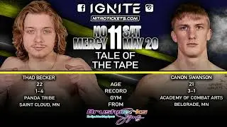 Thad Becker vs Canon Swanson No Mercy