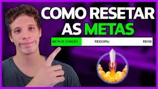 Como RESETAR a meta de DOAÇÃO e de INSCRITOS - Streamelements