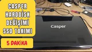 CASPER LAPTOPA SSD NASIL TAKILIR? | INSTALLING CASPER LAPTOP SSD