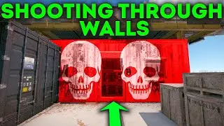 RUST how to do damage through walls in rust bug/glitch