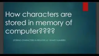 8086 Assembly Language Tutorial  || Part 16 || How Register Store Character in its ASCII format