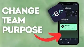 How to change team purpose on Enki?