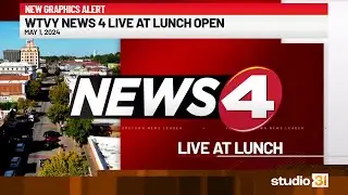 WTVY News 4 Live at Lunch Open, 5/1/2024 (New Graphics)