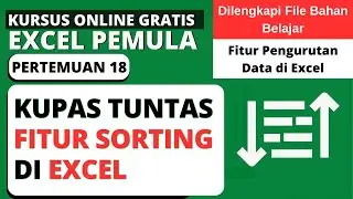 Cara Mengurutkan Data atau Sorting Data Pada Excel