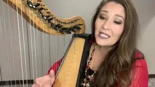 Ave Maria on the Harp (Happy Mothers Day) instrumental harp cover with vocals!! AMAZING!!!